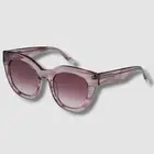 $149 Le Specs Women's Pink Cat-Eye Round Sunglasses Shades Size 51-22-145