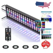 Dimmable Full Spectrum Aquarium Light with Auto On/Off Timer & 2100 Lumens Power