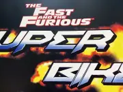 The Fast and the Furious Super Bikers Arcade Marquee Translight Translite Header