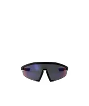 Prada Eyewear Shield Frame Sunglasses 44 Black