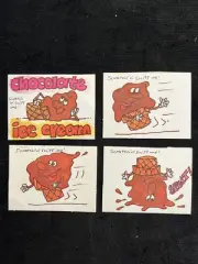 Vintage 80’s Spindex Scratch & Sniff CHOCOLATE Stickers