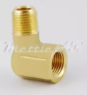 1pc Brass Pipe 90 Deg 1/4" NPT Street Elbow Forged Fitting Fuel MettleAir 116-B