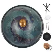 Starburst Handpan 10Tone D Minor Steel Tongue Drum Beginner Handmade Percussion