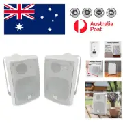 Weather Resistant 4 Inch 3-Way Studio Speakers - Perfect for Indoor and Outdoor