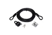 Master Lock Garden Security Kit With Lock Anchor & Cable 4.5m (Black) (One Size)