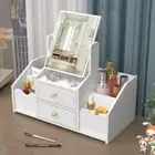 Desktop Cosmetics Storage Box Drawer Type Jewelry Sorting Rack Makeup Tool Kit