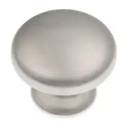 PA1216-SLV Silver 1 1/4" Smooth Round Cabinet Knob Pulls Belwith Hickory Altair