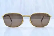 Cartier Aube Trinity vintage sunglasses 56/18 New 1980's