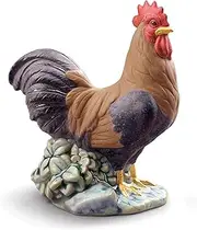 [LLADRÓ] The Rooster Figurine. Mini. Porcelain Figure Figure.