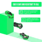 Catzon Inertial Pull Back Car Transforming Toy for 2-7 Years Old Kids Birthday Gift Green