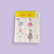 McCall's Sewing Pattern M6182 Childrens Costumes, Uncut, Out of Print