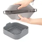 Silicone Basket Flexible Multifunctional Pizza Bread Fried Air Fryers Basket Mat