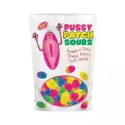 Female Anatomy Patch Sours Sweet and Sour Chewy Soft Gummy Candy by HottProducts