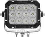Maxxima Square MaxxBright LED Work Light for Trucks and Heavy Duty, 8500 Lumens, Black Housing