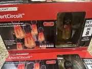 Gemmy LED Lightshow Halloween Short Circuit Indoor Skull Blood Lights NEW!