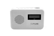 Pure Elan One2 DAB+ FM LCD Display Bluetooth Portable Radio - Cotton White
