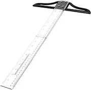 T-Shaped Ruler T Square Ruler for Crafting Ruler Graduated Ruler T Ruler for Crafting Drafting Ruler Edge Ruler Woodworking Measuring Ruler Acrylic Detachable T Square Drawing