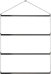 Echo Beach Equestrian Blanket Rack 33" (Black). Available in Black, Blue, Red & Pink. Suitable for Horse Blankets, Saddle Blankets and Rugs. Extra Long for Western Saddle Blankets and Horse Blankets.
