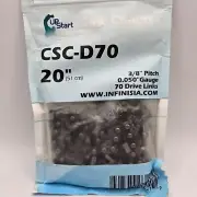 Up Start Saw Chain 20" CSC-D70 Low Profile Pitch .050 Gauge 70 Drive Links
