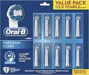 Oral-B Electric Toothbrush Precision Clean Replacement Brush Heads, 10 Count