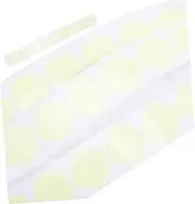 HOMSFOU 100pcs Glow Dark Fluorescent Stickers Neon Party Supplies for Marking Paths Caution Areas and Stage Performances Scratch Resistant and Easy to Apply
