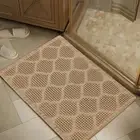 Non Slip Waffle Bath Mat, Super Absorbent Washable Bathroom Rug, Quick Dry Ba...