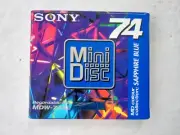 SONY Mini Disc MDW-74AL Recordable 74 min MD SAPPHIRE BLUE New Factory Sealed