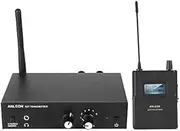 VBESTLIFE in-Ear Wireless Monitor System UHF Stereo Wireless Monitor System 670-680 MHz for Anleon (1 Transmitter and 1 Receiver) (EU Plug)
