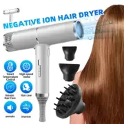 2500W Professional Hair Dryer Blower Negative Ionic Blow Fan Styler Hair Dryer