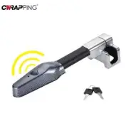 Car Steering Wheel Lock Universal Security Anti-Theft Safety Alarm Retractable
