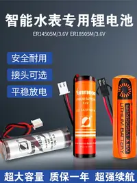 在飛比找樂天市場購物網優惠-智能水表電表專用電池er14505m孚安特3.6v家用ic插