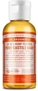 DR. BRONNER'S Pure-Castile Soap Liquid (Hemp 18-in-1) Tea Tree 59ml