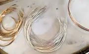 Permanent Bangle Blank For Permanent Jewelry, Thick Round ~ Sterling Silver