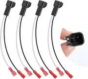 4PCS 72-5600 Car Speaker Adapter/Speaker Harness,Speaker Harness Adapter Replacement Connect Speakers to Wiring System,Speaker Wire Connections Compatible with Ford Lincoln (72-5600)