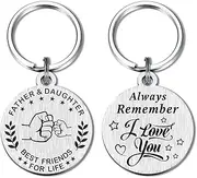 [FALOGI] Dad Gifts, Dad Keychain, Father Birthday, I Love You Daddy