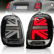 LED Tail Light Set with Union Jack Style Smoked Lens fits 2014-2021 Mini Cooper (for: Mini)