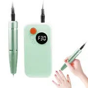 Portable Electric Nail Drill Portable Nail File Kit Nail Drill Bits Sanding Bands Nail Set
