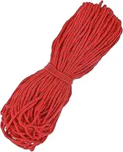 uxcell 2 mm 197FT Reflective Guyline Camping Paracord [1PCS] - Guy Lines Ultralight Thin Cord Rope 3 Strands Paracord Use for Camping Tents & Tarps & Hiking - [Red]
