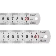 Straight Ruler Set 40x2.9CM & 20x2.6CM Stainless Steel Ruler Kit