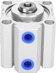 ANKROYU Thin Air Cylinder, Stainless Steel Thin Pneumatic Cylinder Components Equipment, Stroke Pneumatic Cylinder Components for Hydraulic Systems