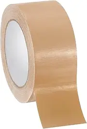 uxcell 2"x0.009" Bookbinding Tape, 22 Yard Cloth Bookbinding Repair Tape Book Binding Tape Self Adhesive for Repairing Old Books, Brown