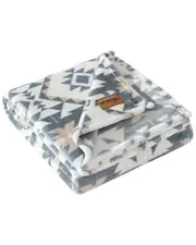 Wrangler Dakota Ultra Soft Plush Fleece Reversible Throw Blanket