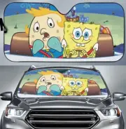 Disney SpongeBob SquarePants Cartoon Car Sunshade, Auto Car Windshield Sunshade