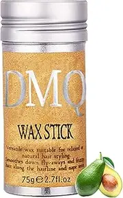 DMQ Hair Wax Stick,Styling Wax for Smooth Wigs,Hair Finishing Stick Edge Control Anti-Frizz Non-greasy Hair Pomade Stick for Fly Away and Edge Frizz Hair,2.7 Oz (DMQ-1PCS)