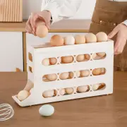 Egg Storage Rack Organized Egg Organizer Fridge Egg Storage Box for 30