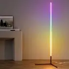 RGB LED Floor Lamp Remote Control Corner Light Stand Gaming Room 150CM Hom 50-BK