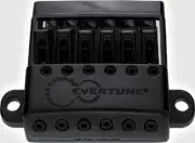 Evertune G Model 6 String Bridge for Gibson Style Guitars Black