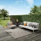ABBY RUG Beige Grey Outdoor Indoor Modern Large Carpet FREE POST*