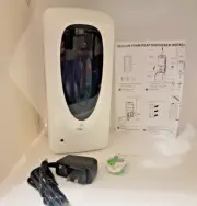 Automatic Soap Dispenser, 1000mL, White, Unbranded