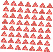 Totority 60pcs Four-Sided Dice Red D4 Dice Polyhedral Dice Dice Round Mosaic Trays Craft Tiny D4 Dice Game Dice Dice Dice Red Dice Acrylic